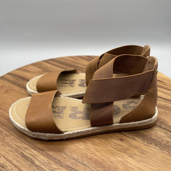Sorel Ella II Sandals Womens Size 7.5 Leather Slip On Strappy Summer Casual Shoe - Picture 3 of 8